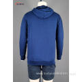 Cotton fleece pullover sweatshirt with hood